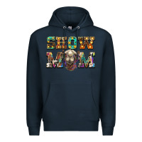 Navy show mom camel Premium Hoodie - BarkalooDesign