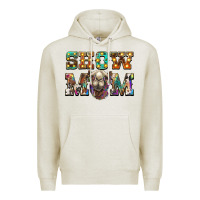 Oatmeal Heather show mom camel Premium Hoodie - BarkalooDesign
