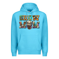 Ocean Blue show mom camel Premium Hoodie - BarkalooDesign
