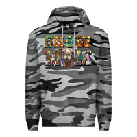 Slate Camo show mom camel Premium Hoodie - BarkalooDesign