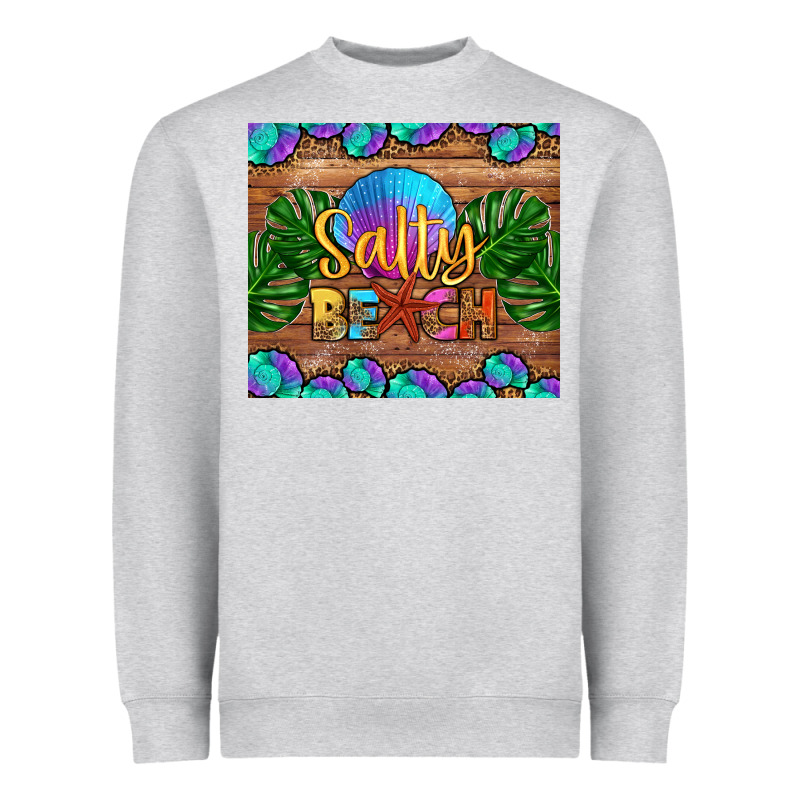 Salty Beach Heavyweight Sweatshirt by HRA Design Shop | Teevron