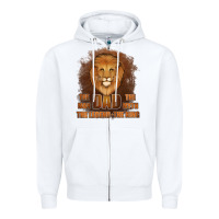 White Dad The Man Leather Background Zipper Hoodie - Jasminsmagicworld