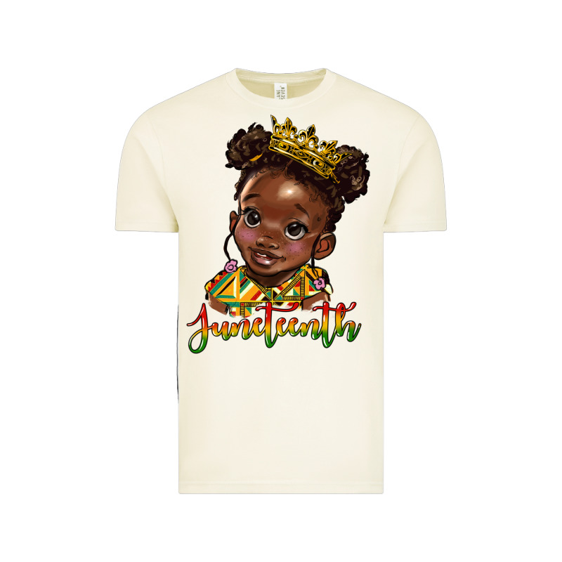 Juneteenth Black Girl Vintage Tee by HRA Design Shop | Teevron