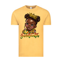 Vintage Mustard juneteenth black girl Vintage Tee - HRA Design Shop