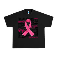 Black breast cancer ribbon Urban Heavy Tee - JahusDesignShop