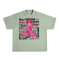 Oil Green breast cancer ribbon Urban Heavy Tee - JahusDesignShop