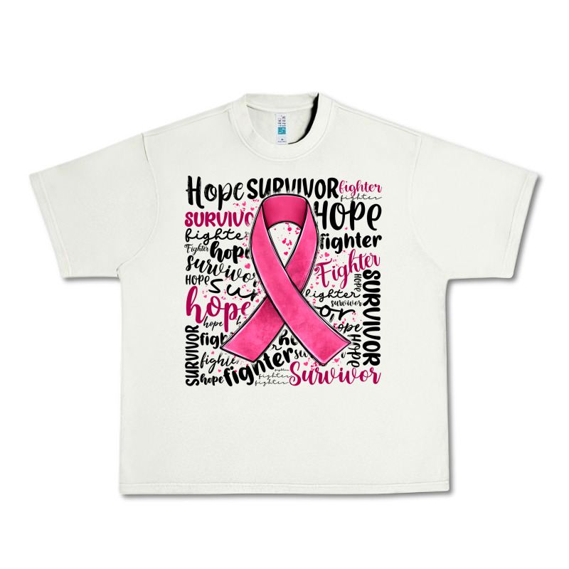 Breast Cancer Ribbon Urban Heavy Tee by JahusDesignShop | Teevron