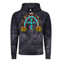 Cloud Black cross rainbow Vintage Hoodie - JahusDesignShop