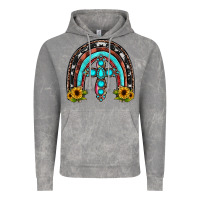 Cloud Rock cross rainbow Vintage Hoodie - JahusDesignShop