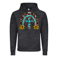 Vintage Black cross rainbow Vintage Hoodie - JahusDesignShop