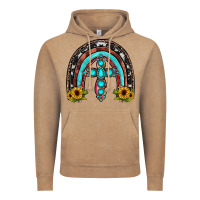 Vintage Coffee cross rainbow Vintage Hoodie - JahusDesignShop