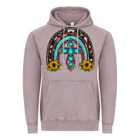 Vintage Zinc cross rainbow Vintage Hoodie - JahusDesignShop