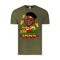Vintage Olive juneteenth 1865 black boy Vintage Tee - HRA Design Shop
