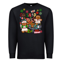 Black oh snap christmas Premium Sweatshirt - MaliasSmallBusiness