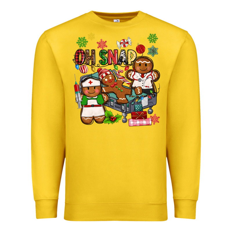 Oh Snap Christmas Premium Sweatshirt by MaliasSmallBusiness | Teevron