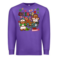 Purple oh snap christmas Premium Sweatshirt - MaliasSmallBusiness