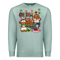 Seafoam oh snap christmas Premium Sweatshirt - MaliasSmallBusiness