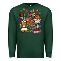 Sports Green oh snap christmas Premium Sweatshirt - MaliasSmallBusiness