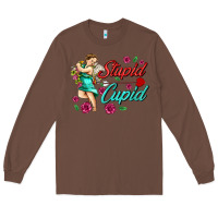 Chestnut stupid cupid Long Sleeve Tee - AdoDesignShop