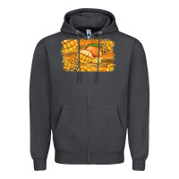 Smoke Mango Background Zipper Hoodie - Jasminsmagicworld