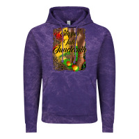 Cloud Purple steppin'  into juneteenth Vintage Hoodie - HRA Design Shop