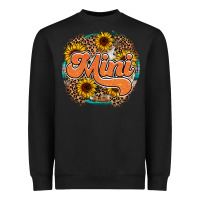 Black mini western Heavyweight Sweatshirt - RacoonDesign