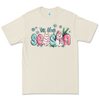 Bone tis the season snowman and christmas cake Premium Tee - MaliasSmallBusiness