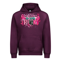 Mauve Wine In October we wear pink Cancer Awareness Urban Hoodie - HowdyJamesFarm