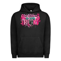 Pigment Black In October we wear pink Cancer Awareness Urban Hoodie - HowdyJamesFarm