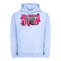 Pigment Grape Ice In October we wear pink Cancer Awareness Urban Hoodie - HowdyJamesFarm