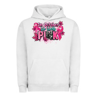 In October We Wear Pink Cancer Awareness Urban Hoodie | Teevron
