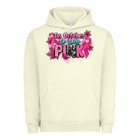 Pigment Pistachio In October we wear pink Cancer Awareness Urban Hoodie - HowdyJamesFarm