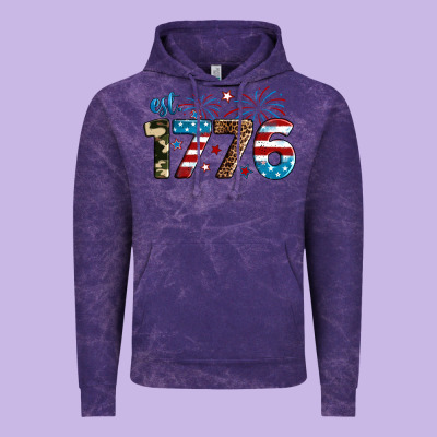 Est. 1776 Vintage Hoodie Designed By Neo Western