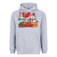 Heather Grey i love being a gigi Heavyweight Hoodie - MaliasSmallBusiness