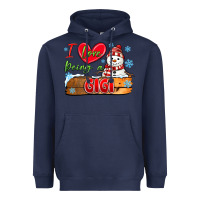 Navy i love being a gigi Heavyweight Hoodie - MaliasSmallBusiness