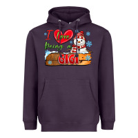 Plum i love being a gigi Heavyweight Hoodie - MaliasSmallBusiness