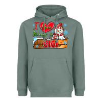 Sage i love being a gigi Heavyweight Hoodie - MaliasSmallBusiness