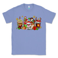 Colony Blue christmas cow coffee cups Classic Tee - AdoDesignShop