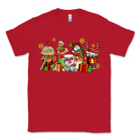 Red christmas cow coffee cups Classic Tee - AdoDesignShop