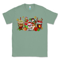 Sage christmas cow coffee cups Classic Tee - AdoDesignShop