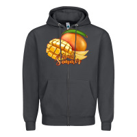 Smoke Mango Tropical Summer Zipper Hoodie - Jasminsmagicworld
