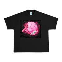 Black breast cancer volleyball Urban Heavy Tee - JahusDesignShop