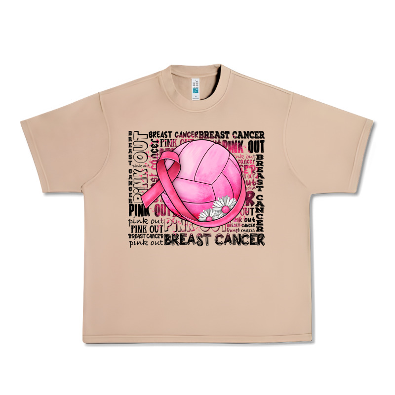 Breast Cancer Volleyball Urban Heavy Tee by JahusDesignShop | Teevron