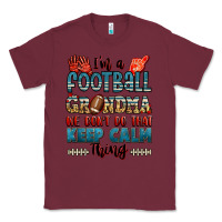 Burgundy i'm a american football grandma we don't do that k Classic Tee - Jasminsmagicworld