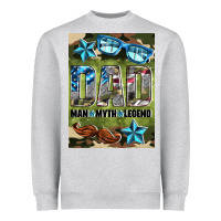 Dad Man Myth Legend Air Freshener Heavyweight Sweatshirt | Teevron