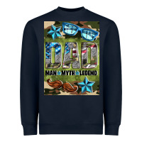 Navy dad man myth legend air freshener Heavyweight Sweatshirt - HRA Design Shop