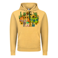 Vintage Mustard hello fall Vintage Hoodie - CowhideDigitalArt
