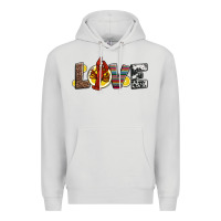 Dove Grey love crawfish western mardi gras Premium Hoodie - Jasminsmagicworld