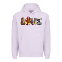 Lilac love crawfish western mardi gras Premium Hoodie - Jasminsmagicworld