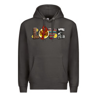 Smoke love crawfish western mardi gras Premium Hoodie - Jasminsmagicworld